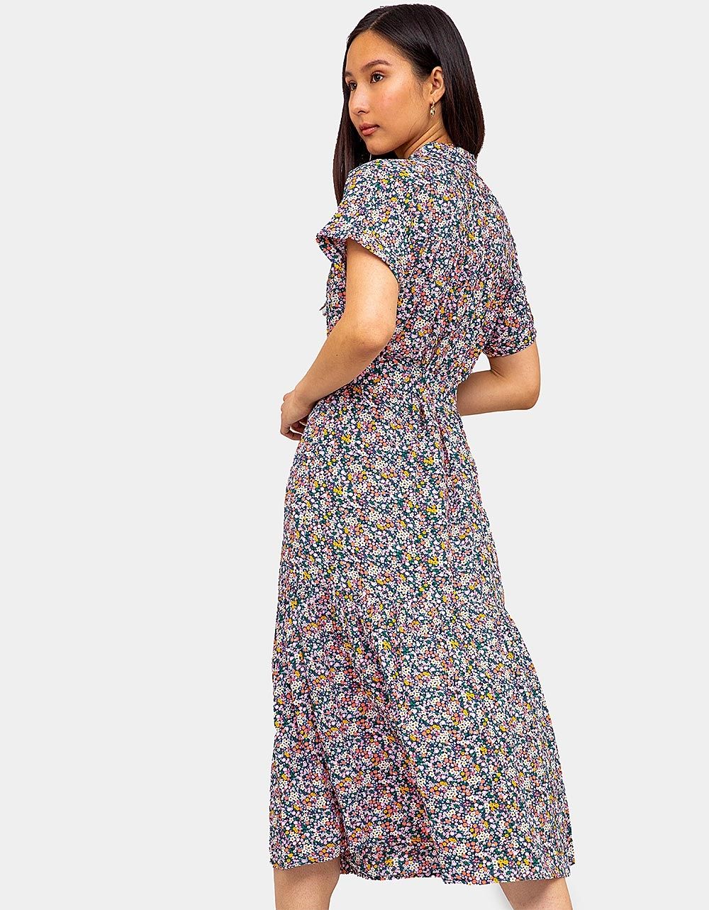 Aimee Floral Shirt Dress_4