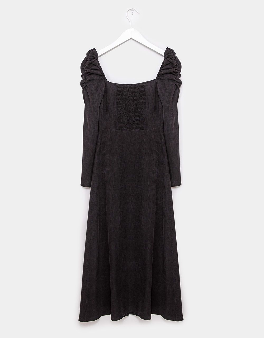 Aimee Puff Sleeve Midi Dress_4