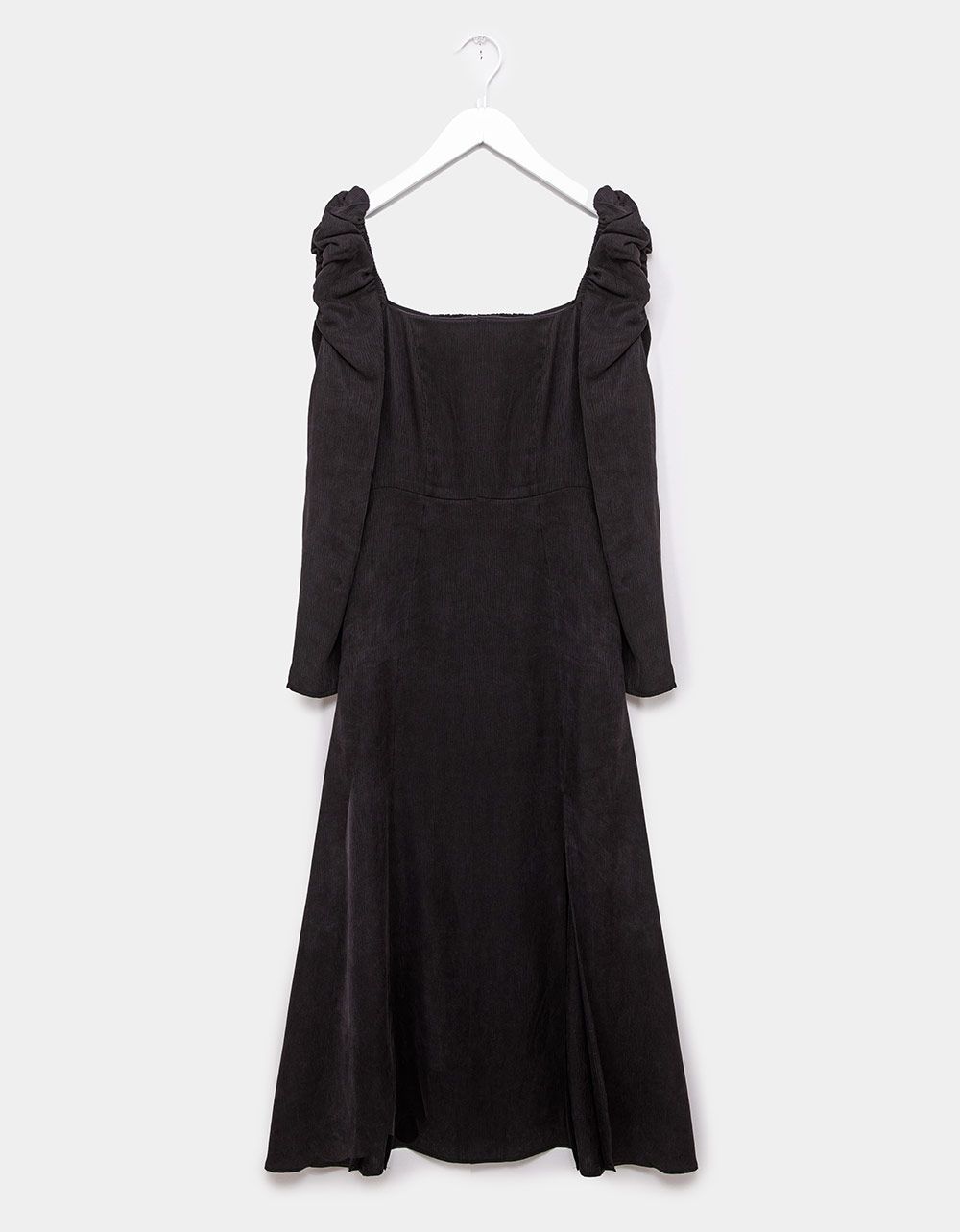 Aimee Puff Sleeve Midi Dress_0