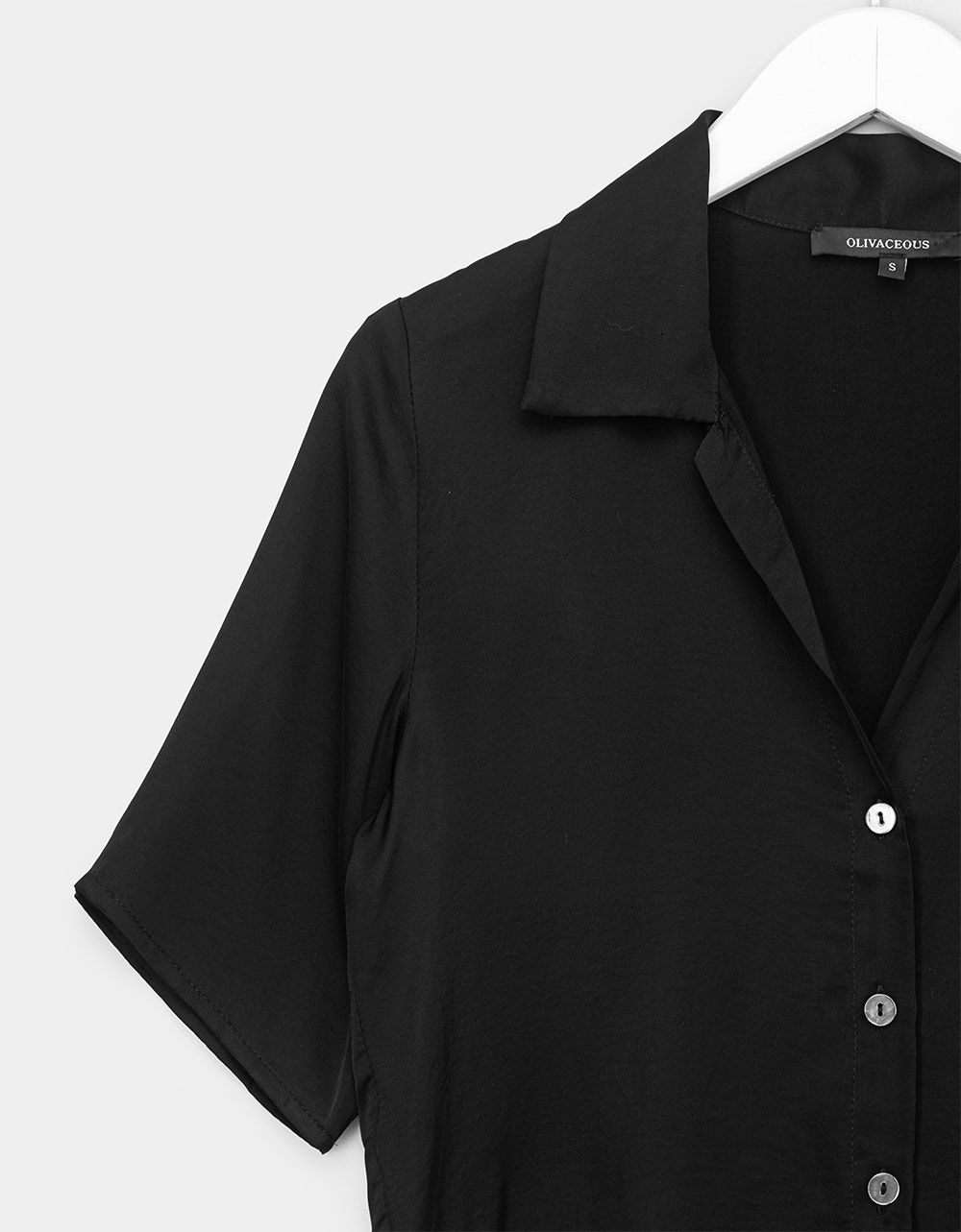 Alanso Button Down in Black_1