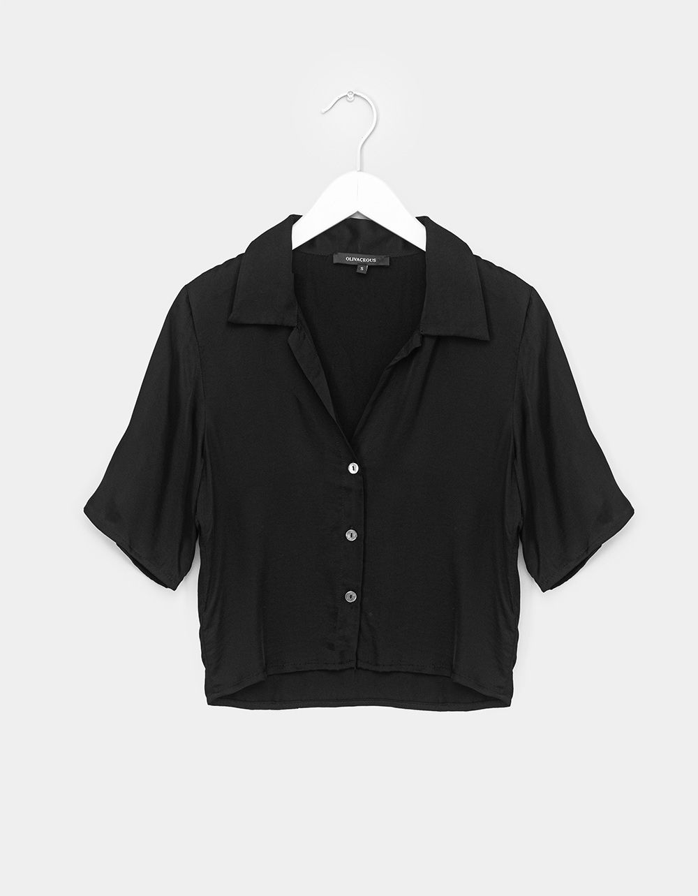 Alanso Button Down in Black_0