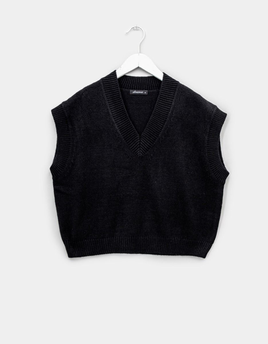 Alessia Vest in Black_0