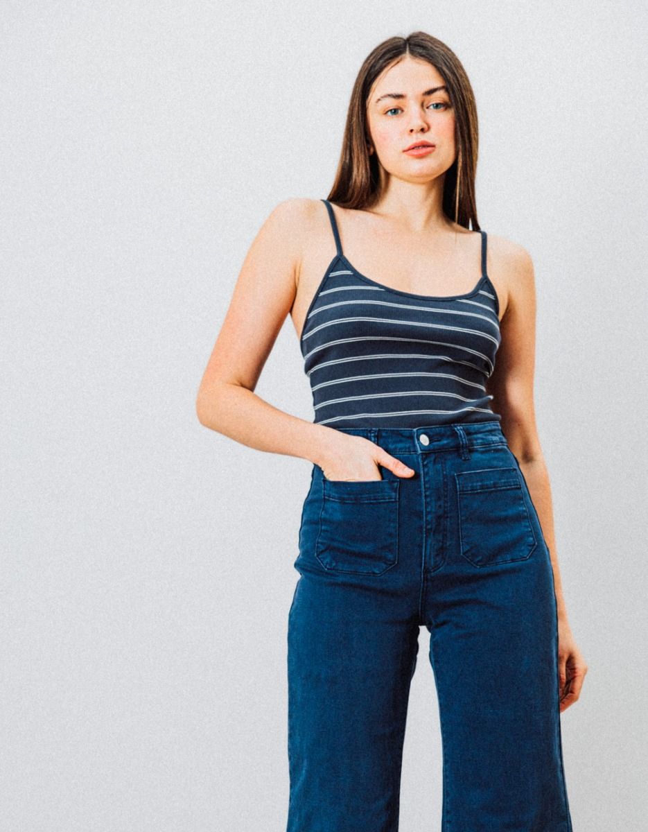 Alex Stripe Rib Cami_2