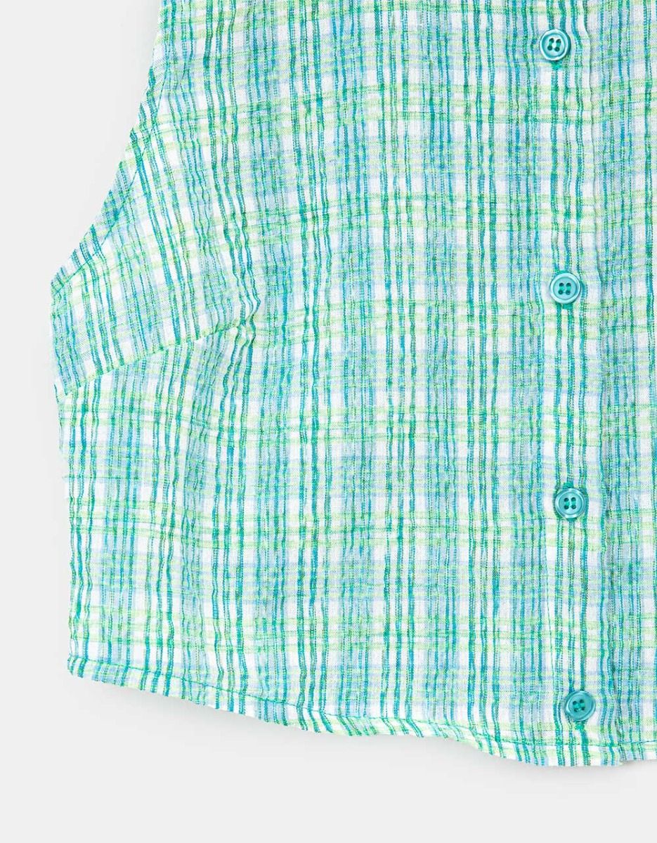 Alia Woven Plaid Top_5