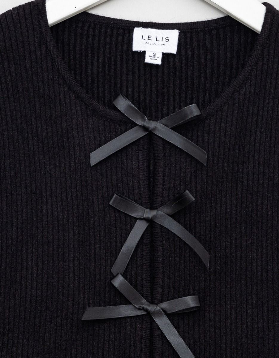 All Bows Knit in Black._1