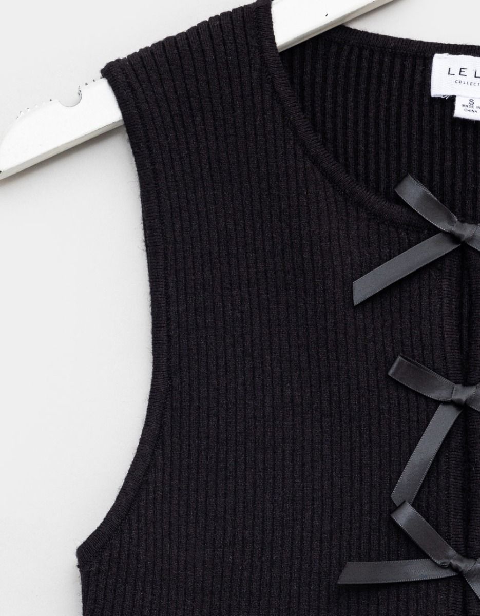 All Bows Knit in Black._2