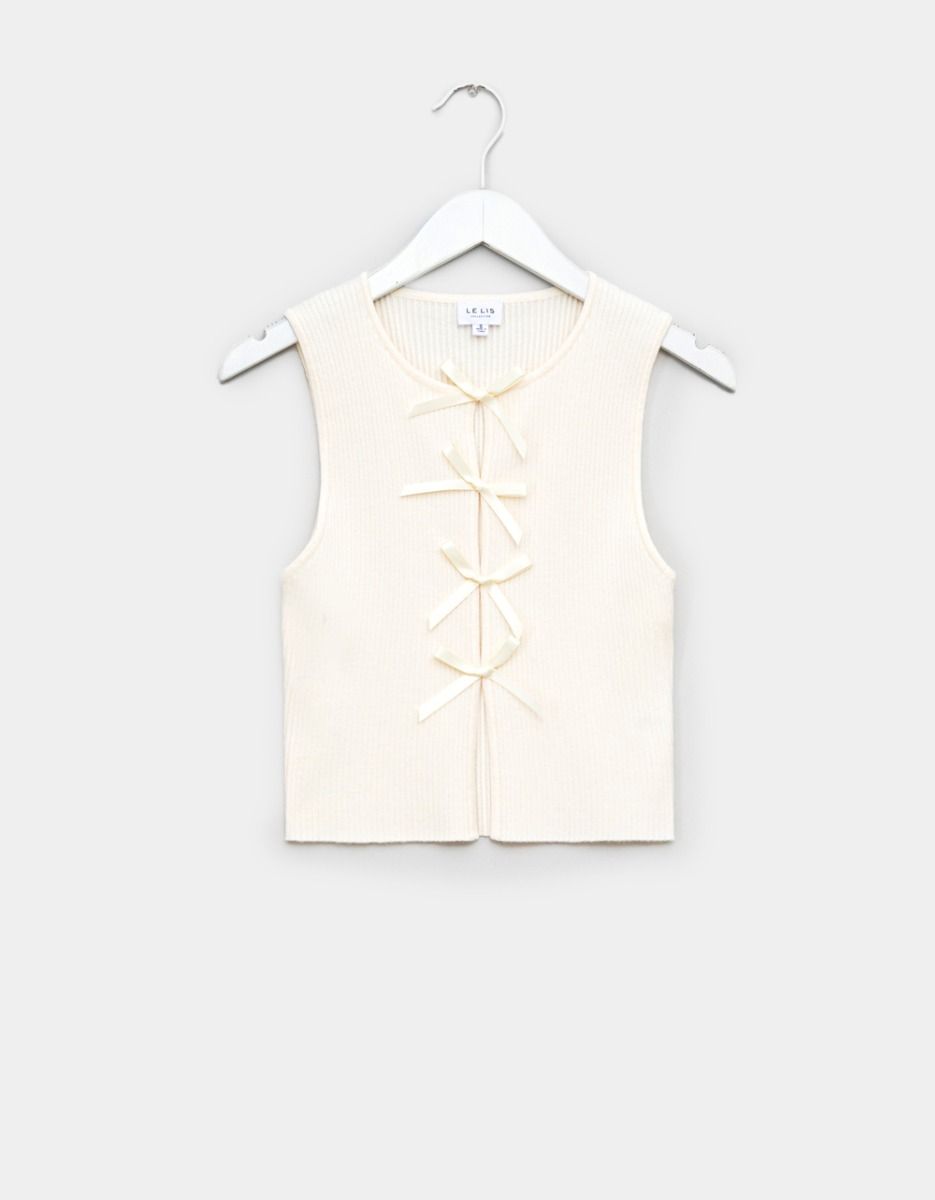 All Bows Knit in Ivory_0