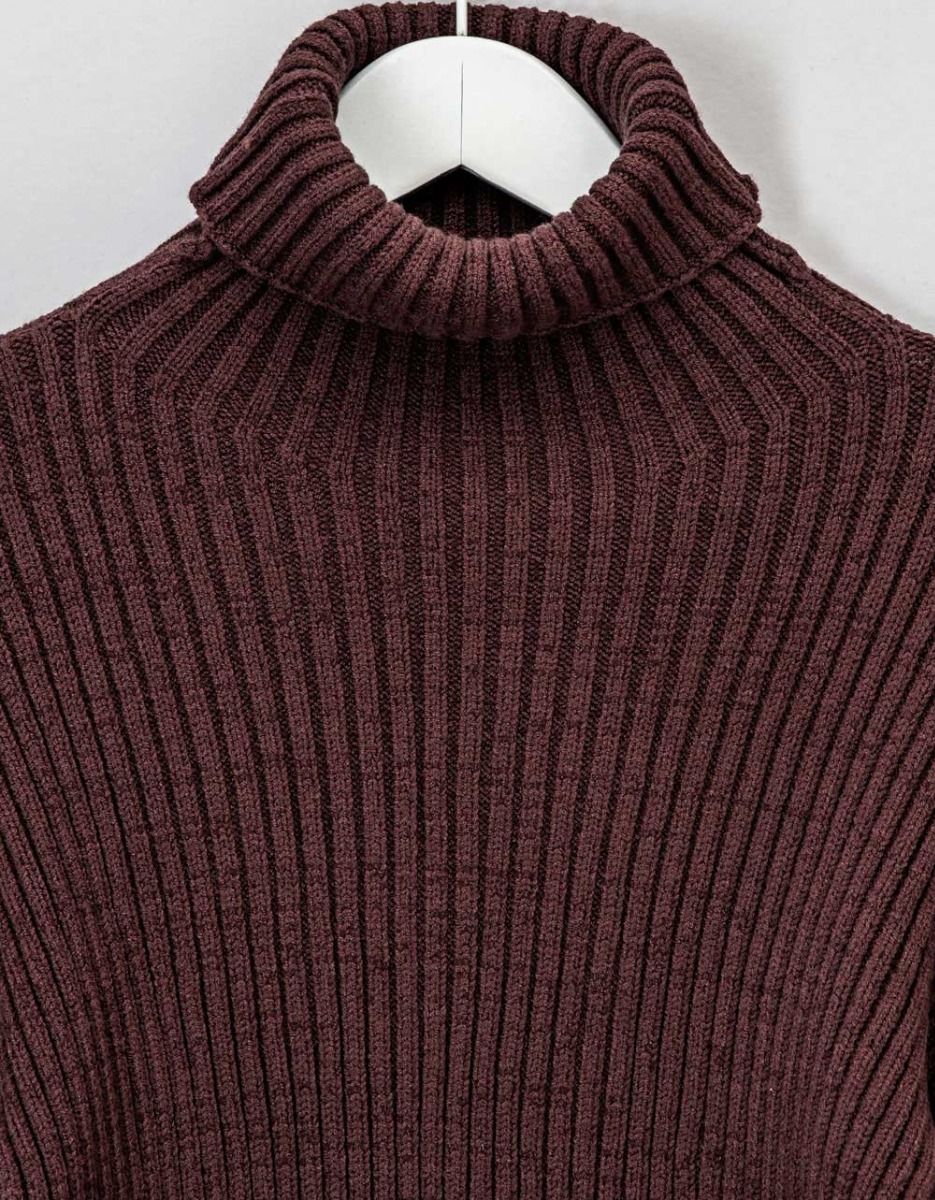 Alora Turtleneck in Brown_3
