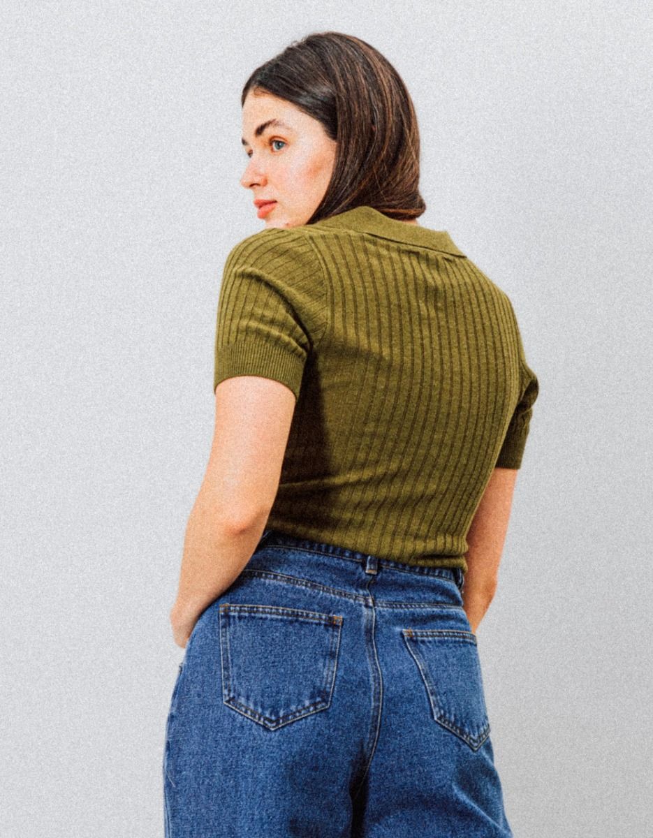 Amanda Knit in Army Green_3