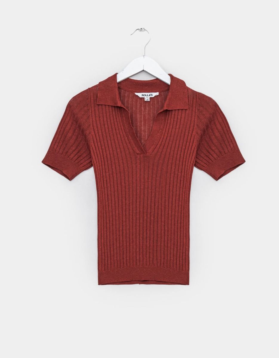 Amanda Knit Top in Chestnut_0