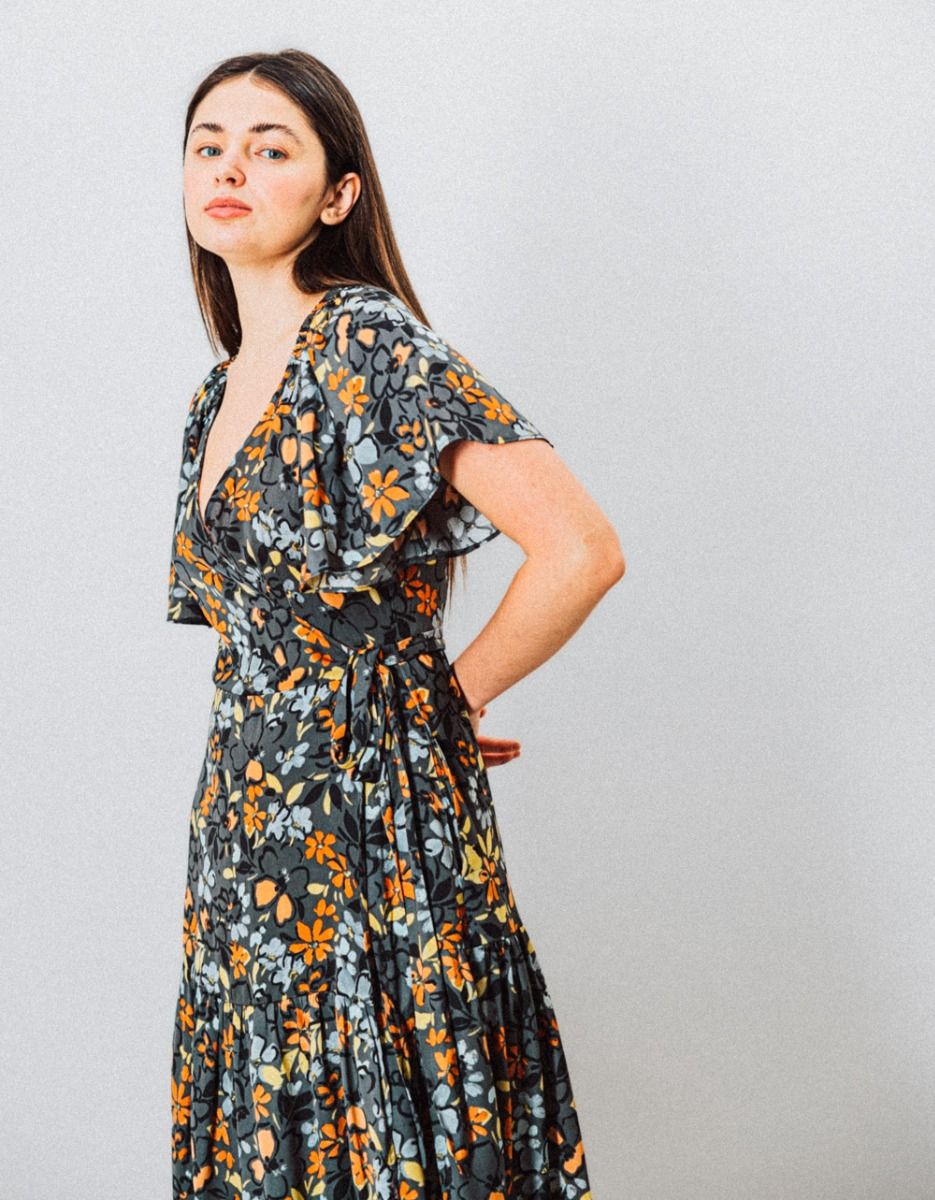 Andi Wrap Floral Dress_5