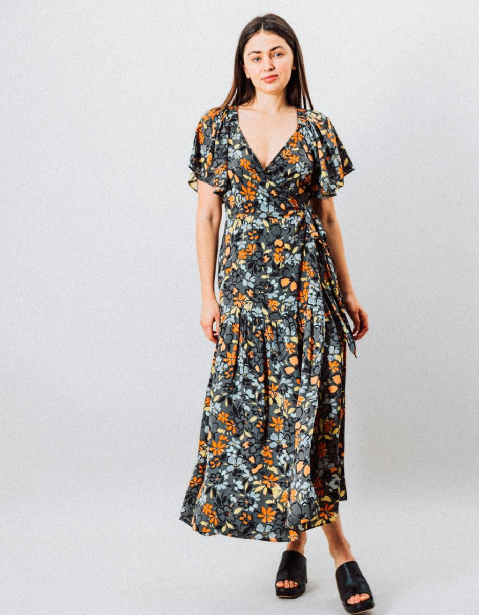 Andi Wrap Floral Dress_1