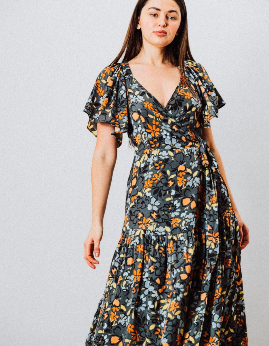 Andi Wrap Floral Dress_2
