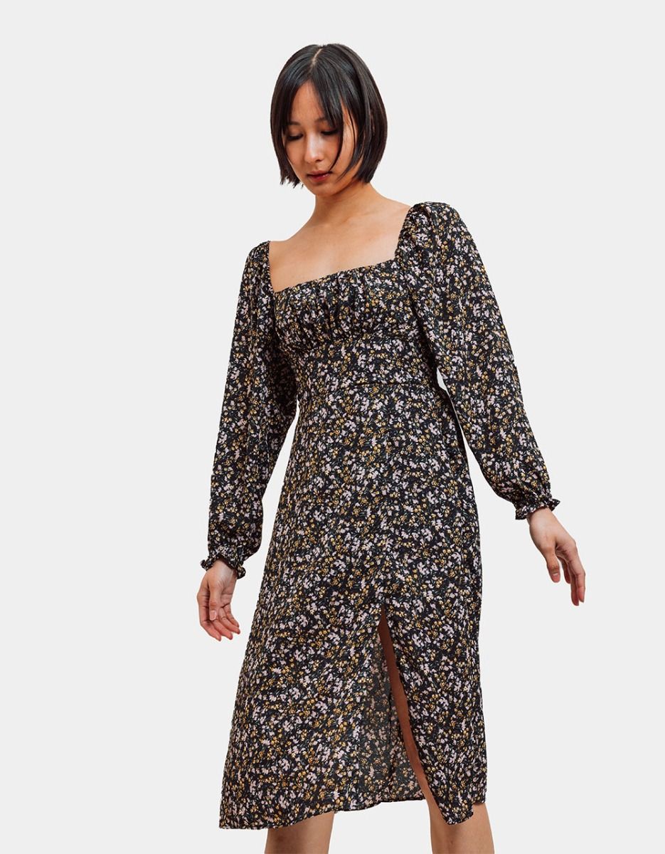 Andie Flower Midi Dress_1