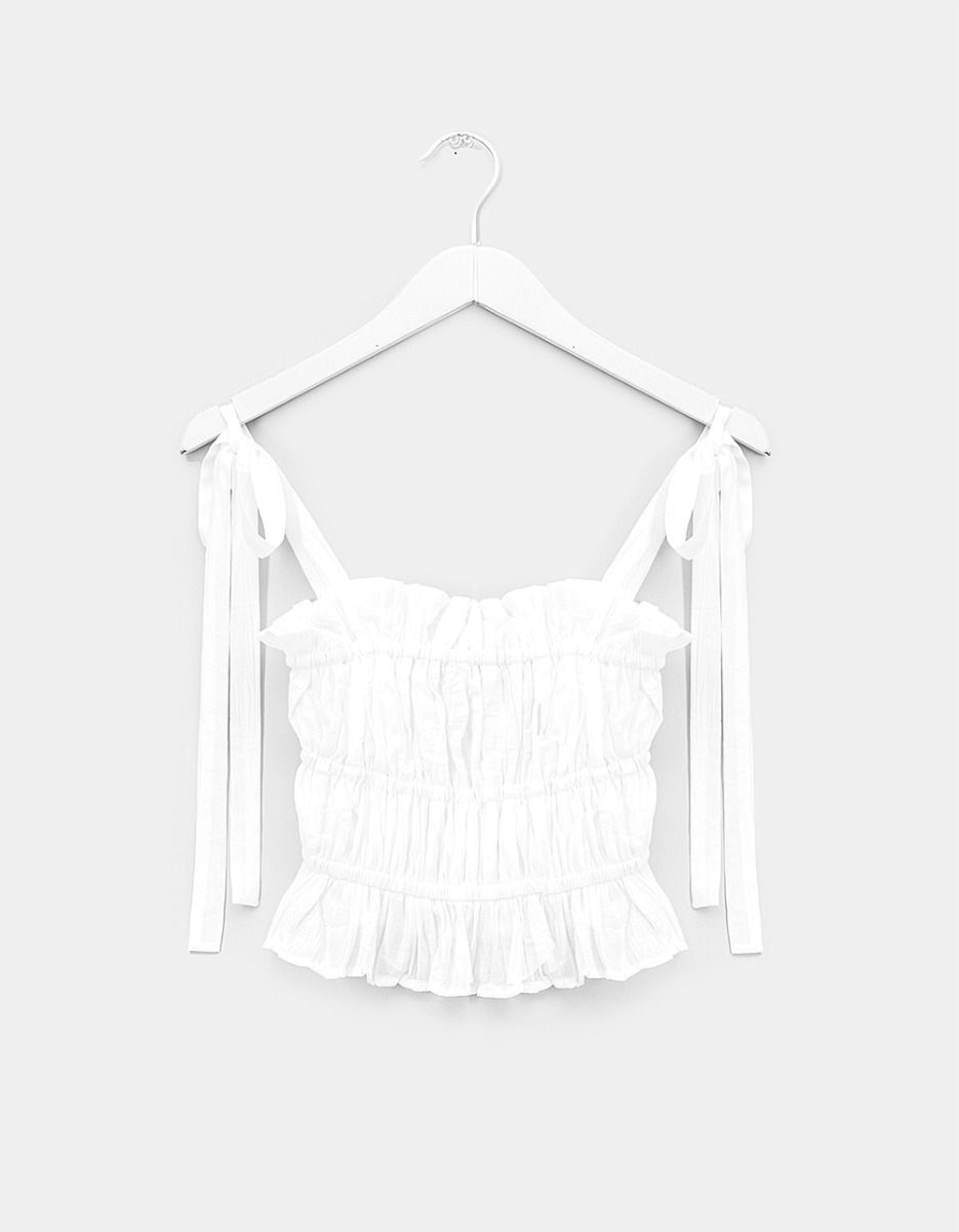 Ani Tie Top in Ivory_0
