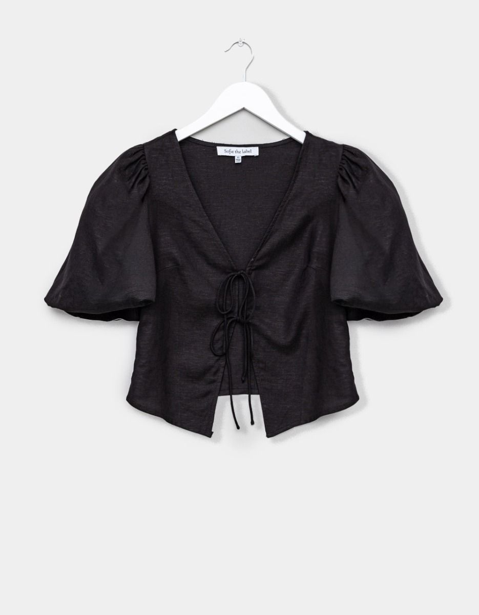 Aria Tie Blouse_0