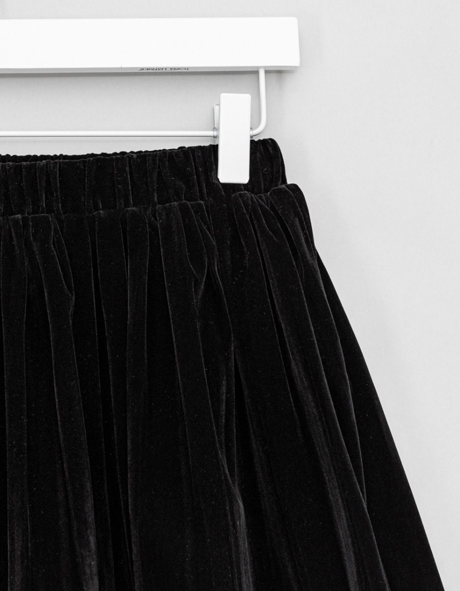 Aria Velvet Mini Skirt_1