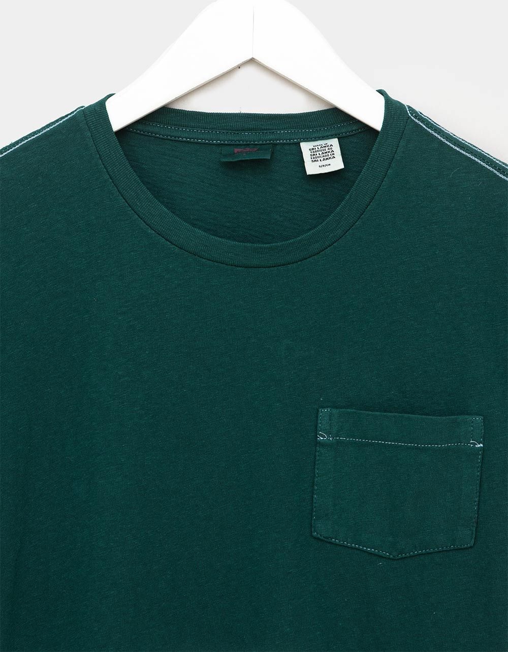 Arlo Garment-Dye Tee in Green_1