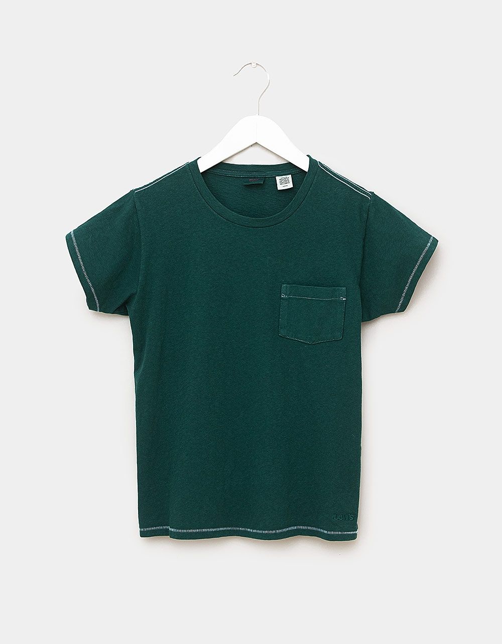 Arlo Garment-Dye Tee in Green_0