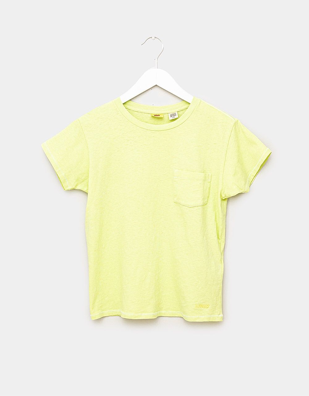Arlo Garment-Dye Tee in Lime_0