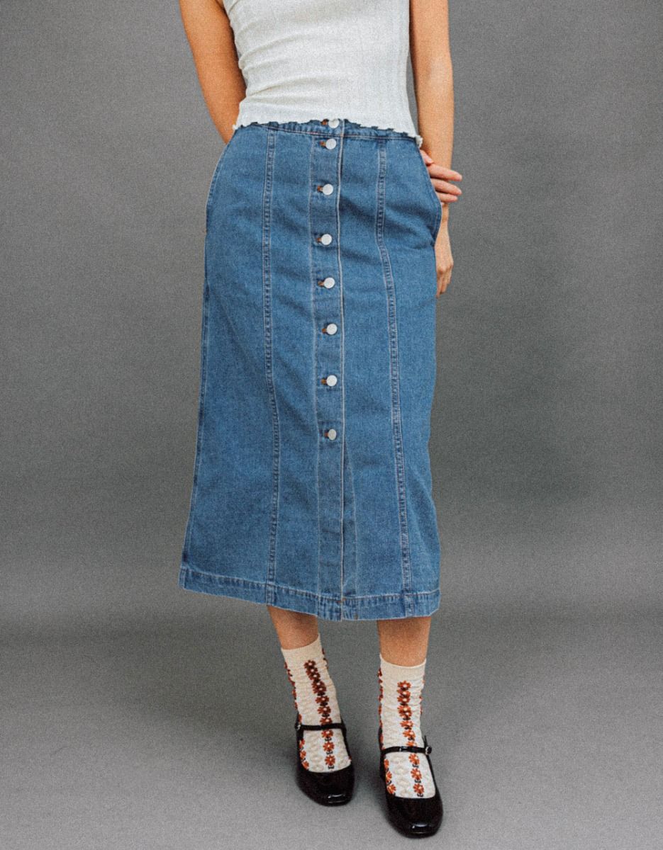 Casey Button Skirt_1