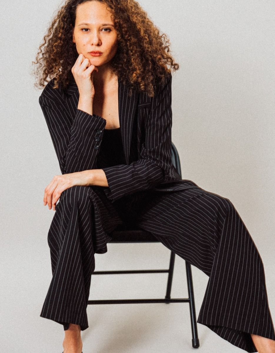 Mattie Pinstripe Trousers_4