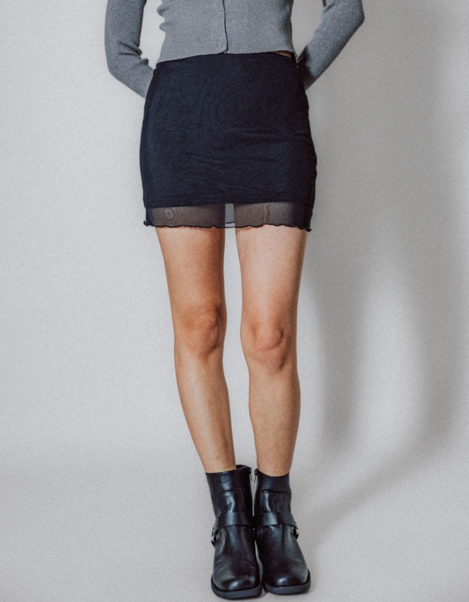 Darling Mesh Mini Skirt_2