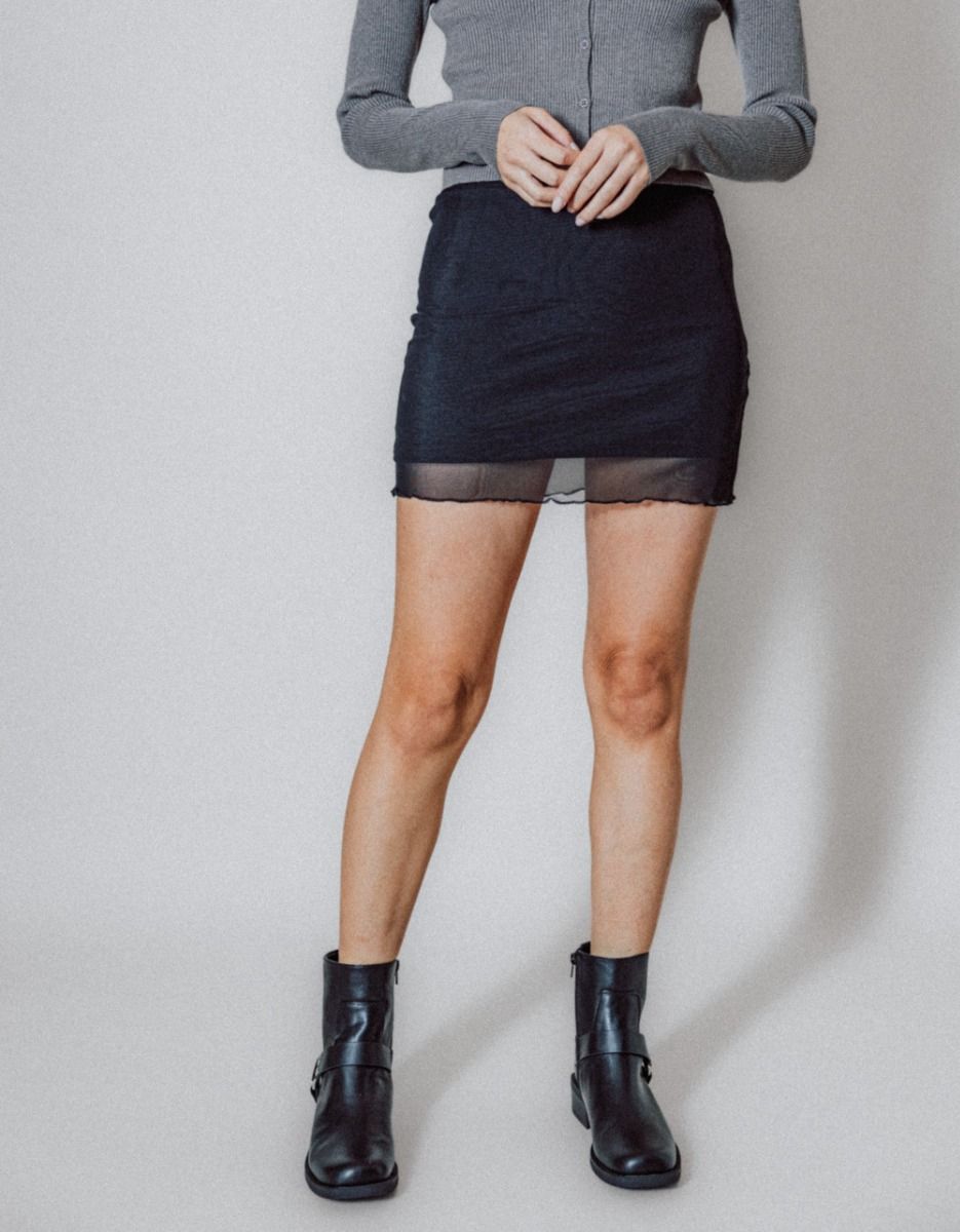 Darling Mesh Mini Skirt_1