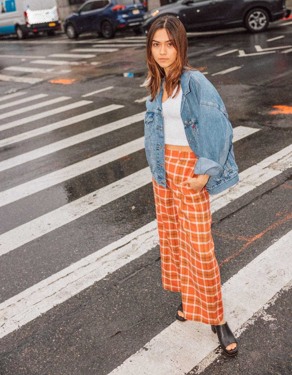 Multi Check Linen Pants_4