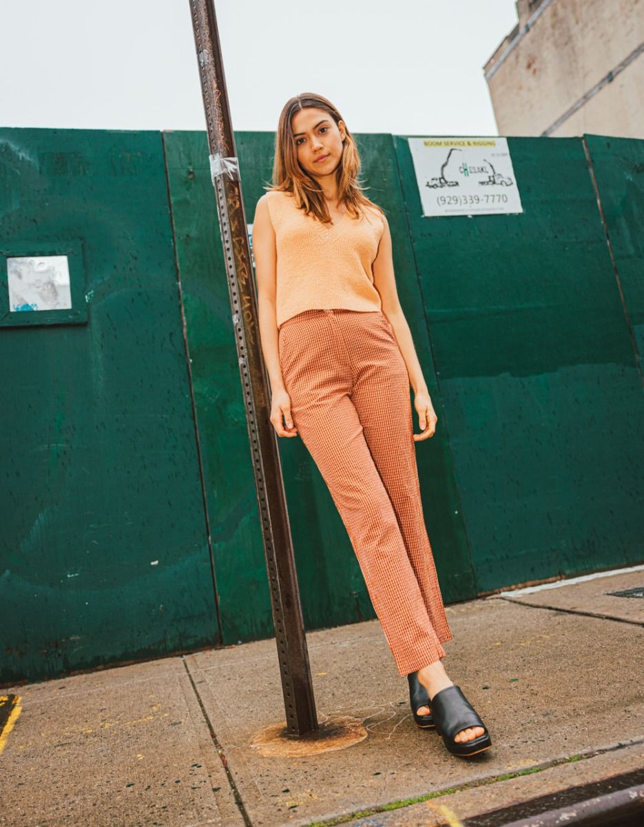 Seersucker Check Pants_2