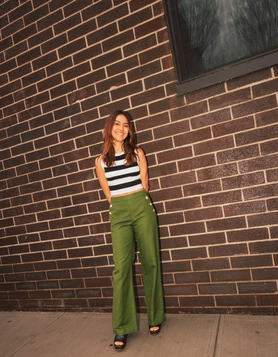 Buttoned Linen Cotton Pants_4