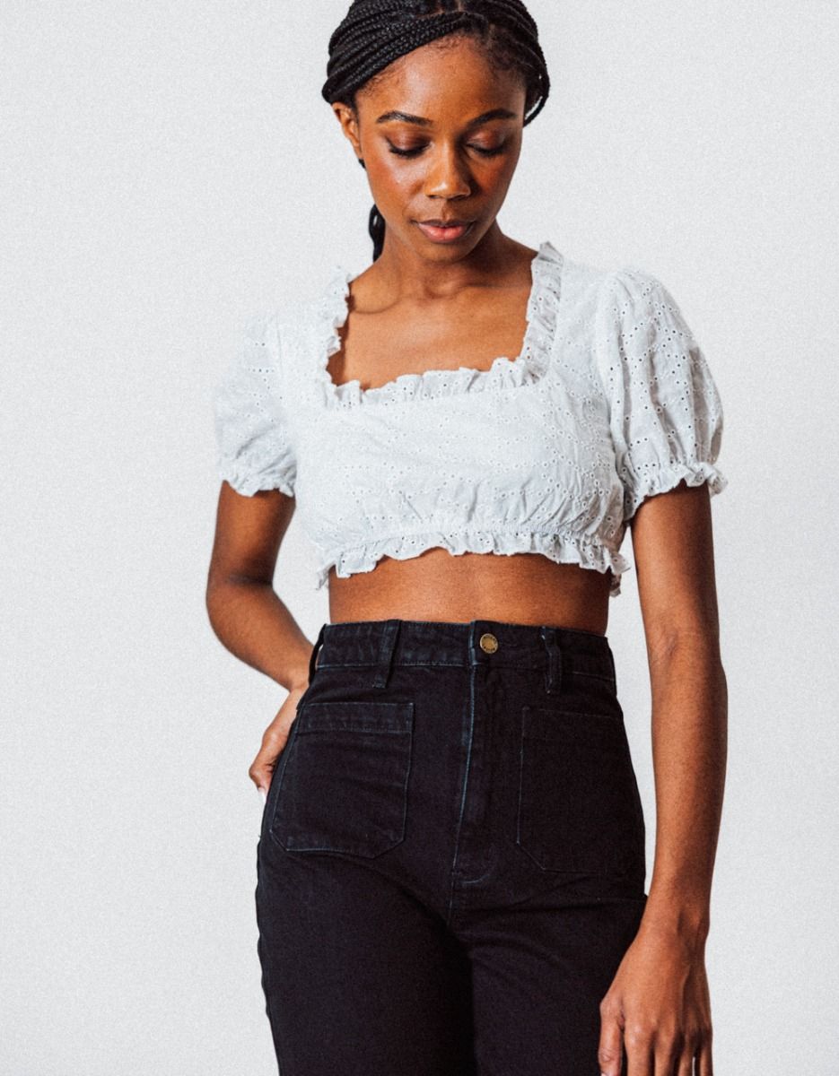 Puff Sleeve Paysan Top_1