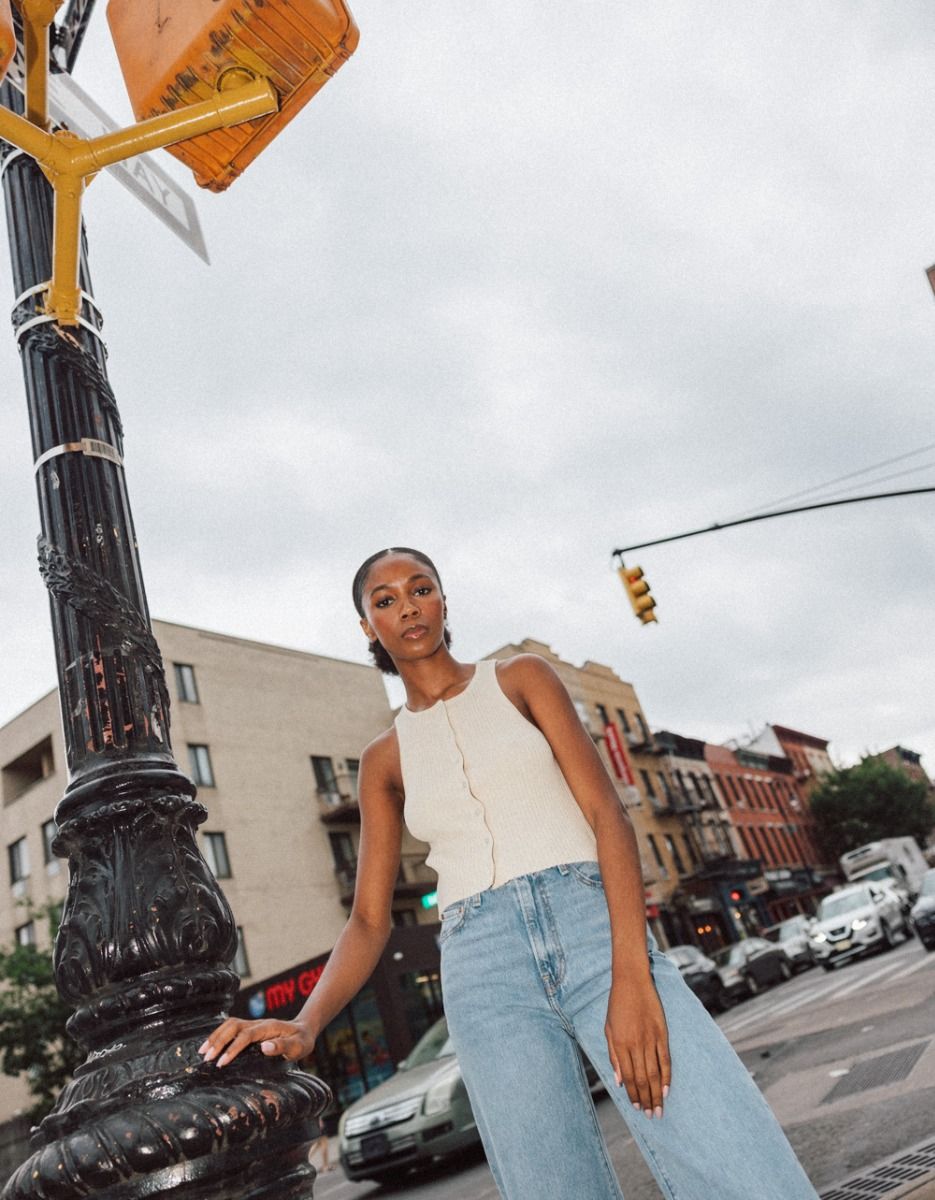 Dora Button Knit in Cream_2