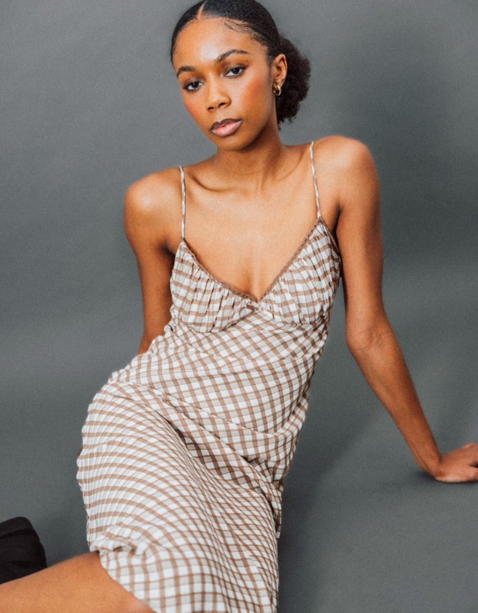 Dia Check Midi Dress_2
