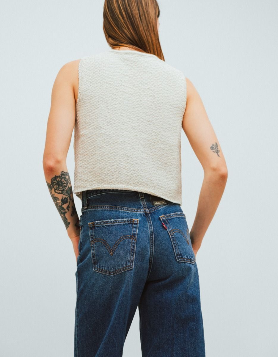 Sonya Tie Vest in Cream_3