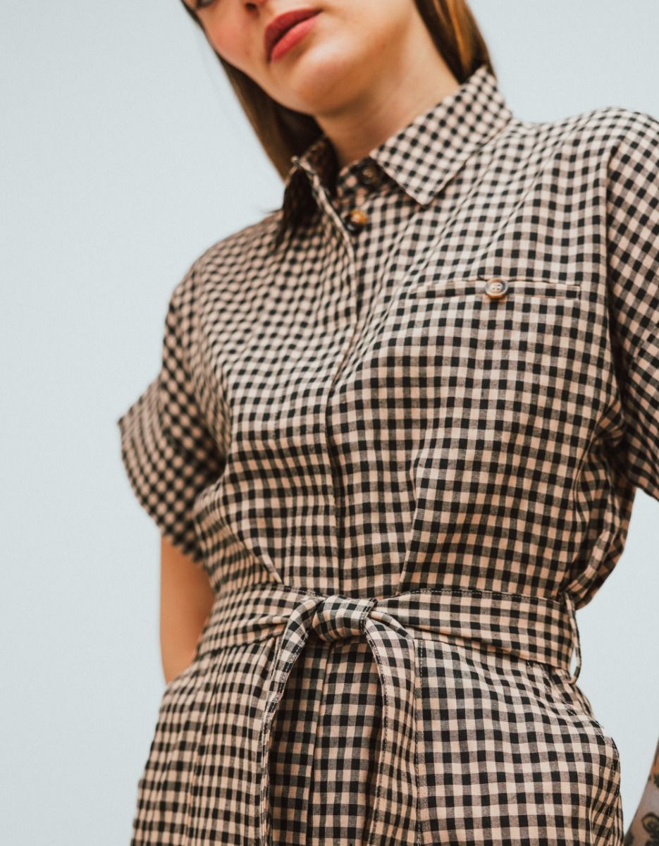 Elfie Check Jumpsuit_4