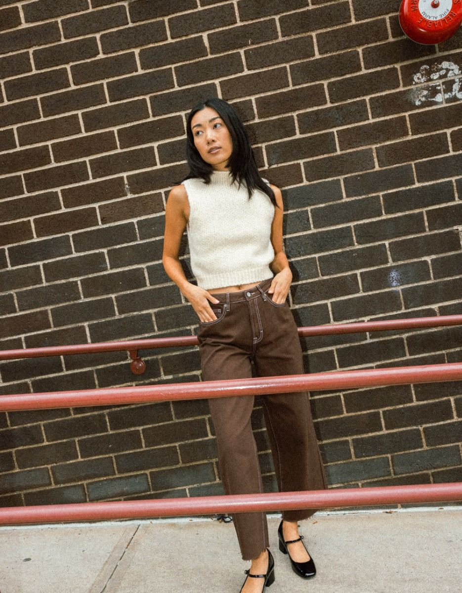 Nori Ankle Wide in Chocolate_1