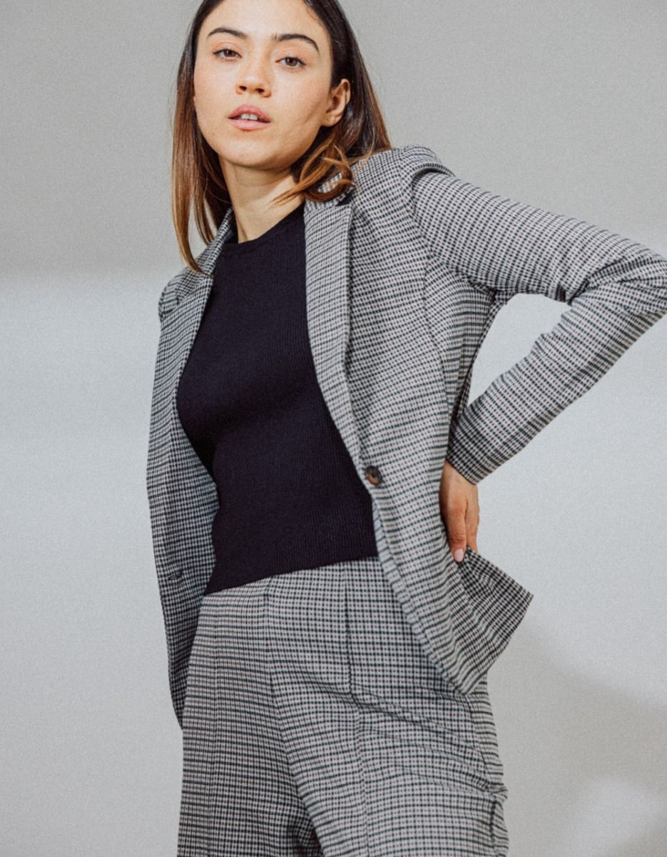 Multi-Check Blazer_5