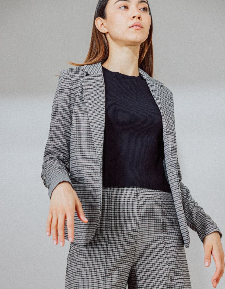 Multi-Check Blazer_6