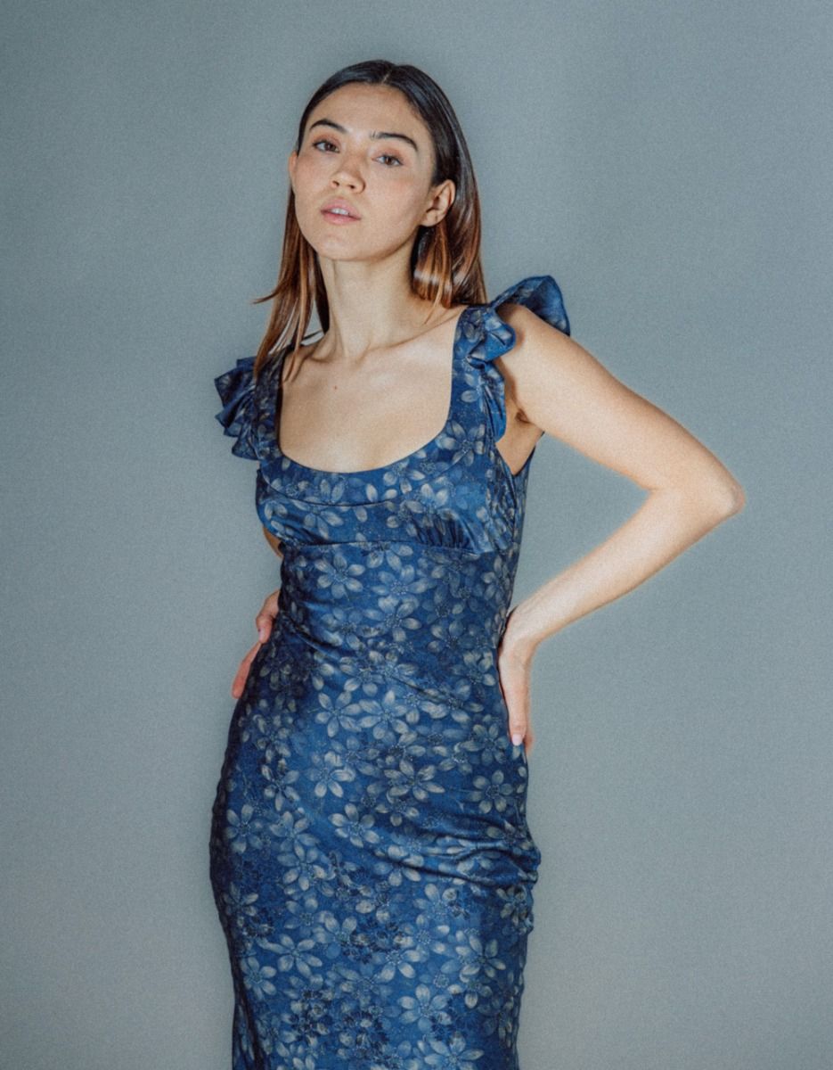 Deep Blue Maxi Dress_4