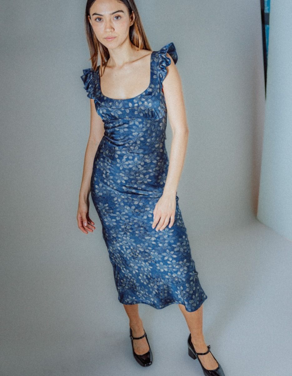 Deep Blue Maxi Dress_5