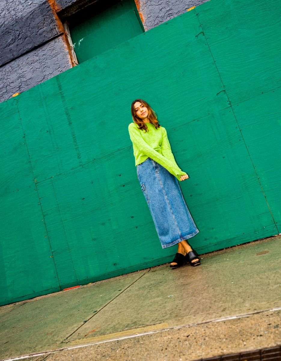 Mariner Fuzzy Knit in Green_3