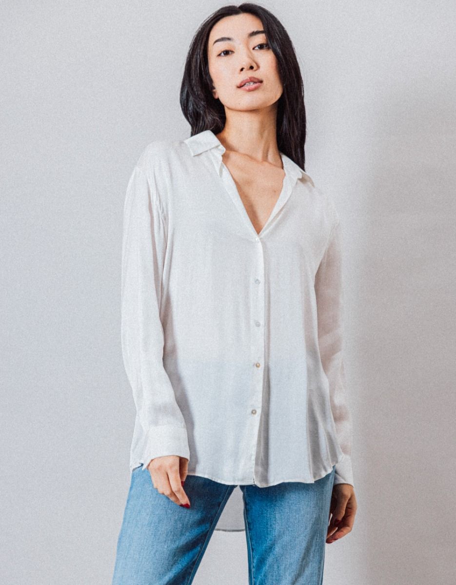 Elena Button Down in Ivory_2