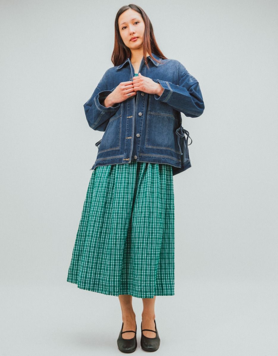 Side-Tie Denim Jacket_1