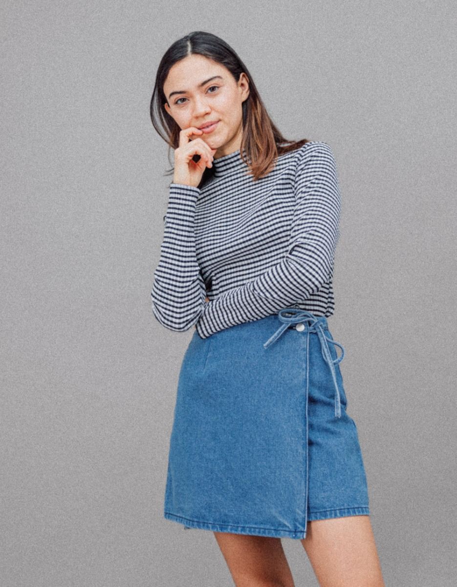 Mock Neck Stripe LS_2