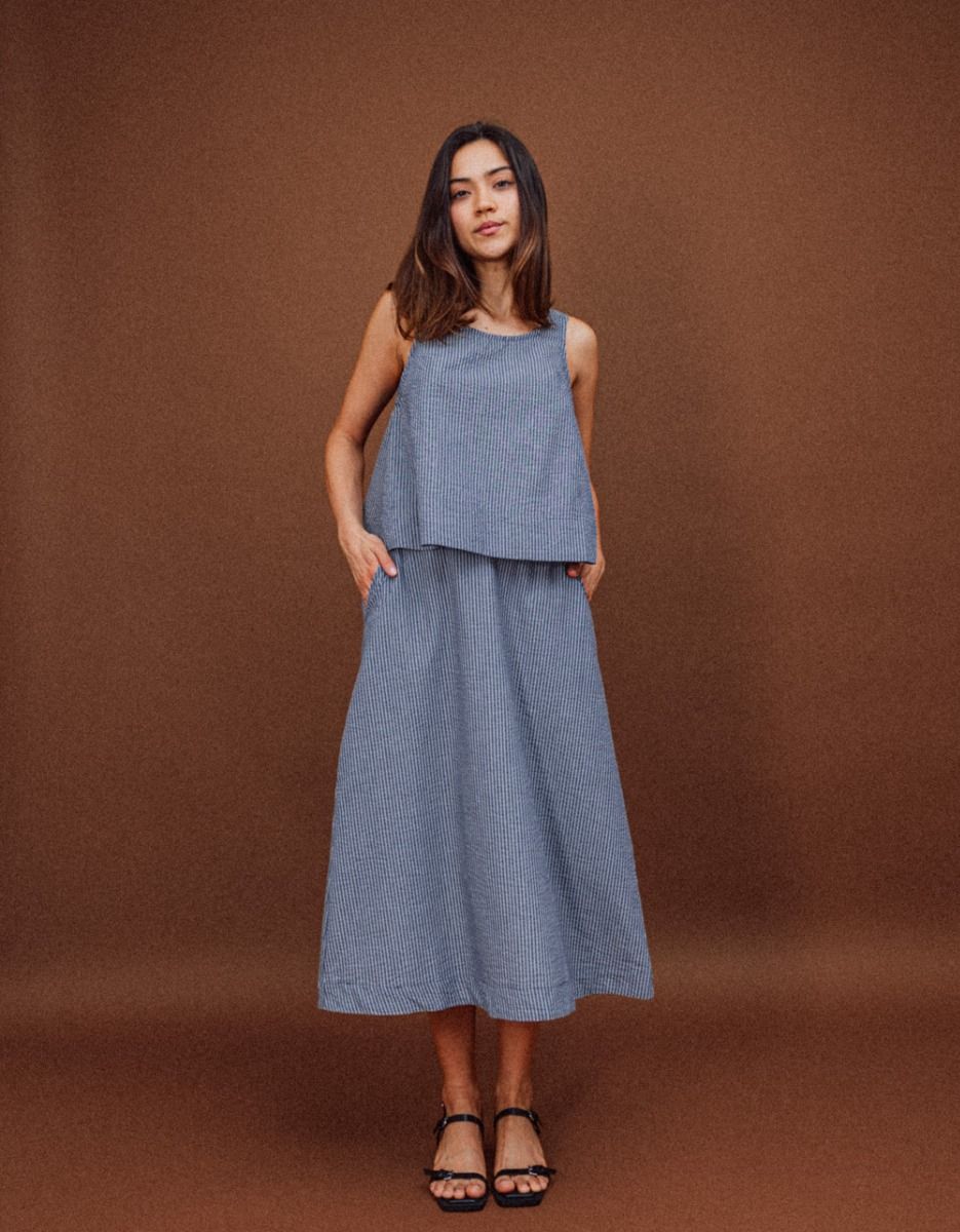 Florence Skirt in Navy_1