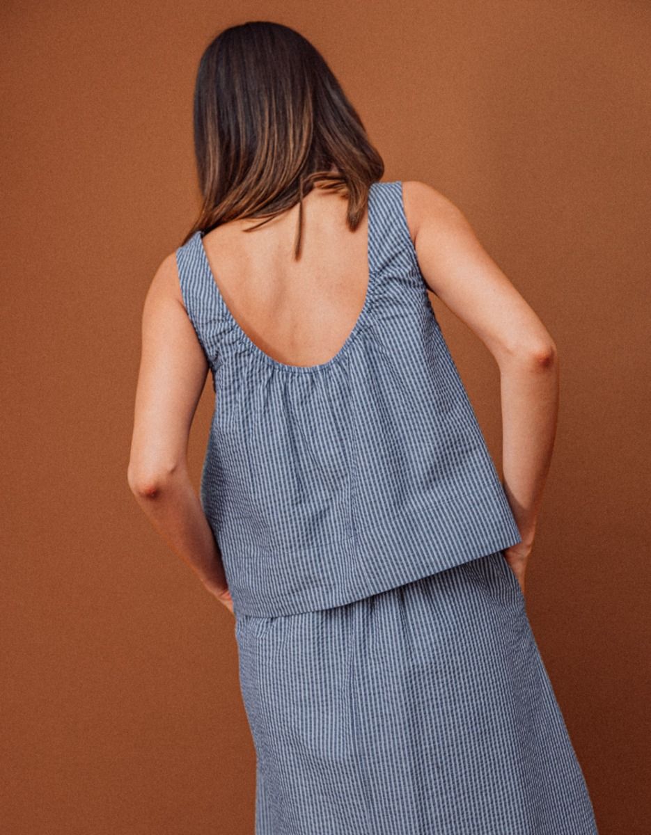 Florence Top in Navy_4