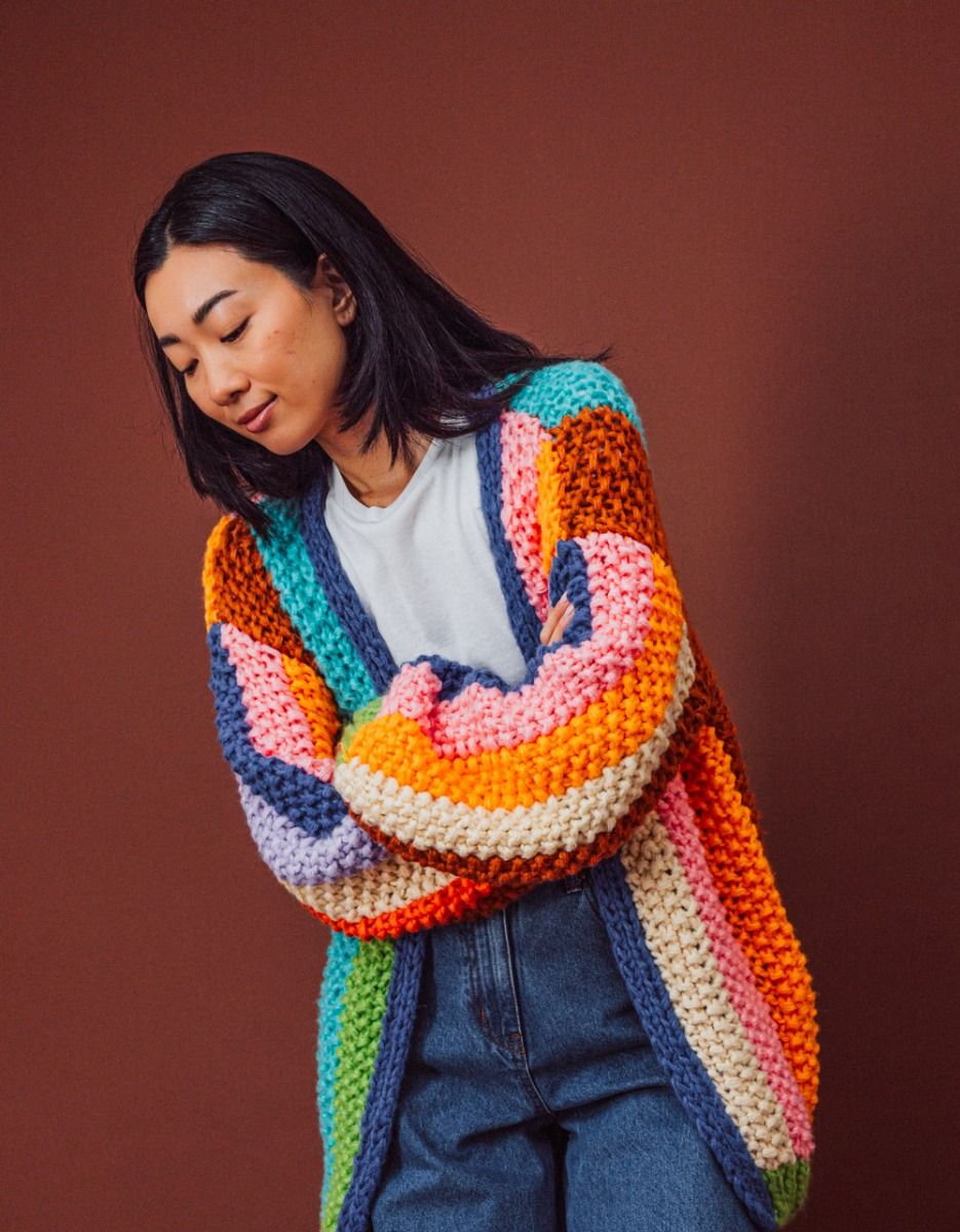 Knitted Lobelia Cardi_3