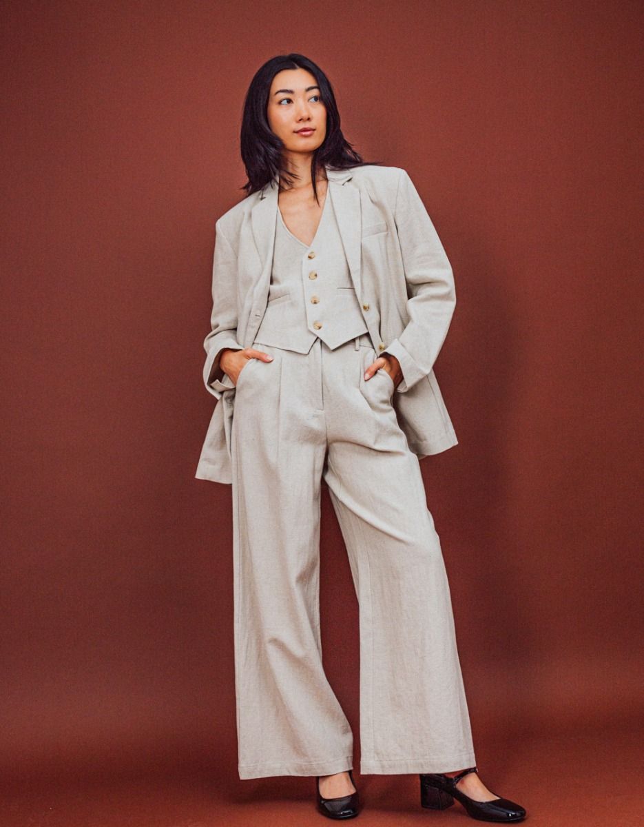 Beige Noemie Blazer_1