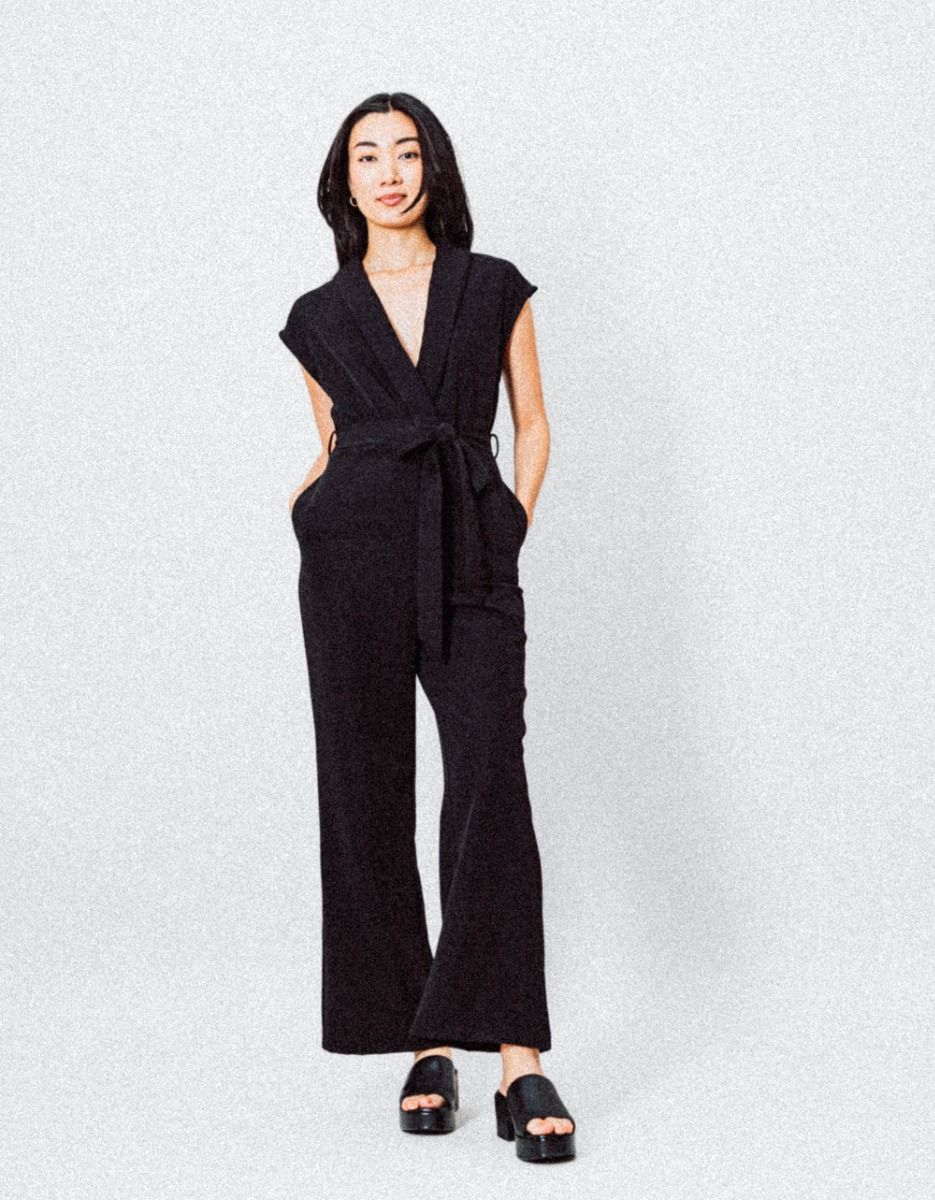 Surplice Collared Jumpsuit_4